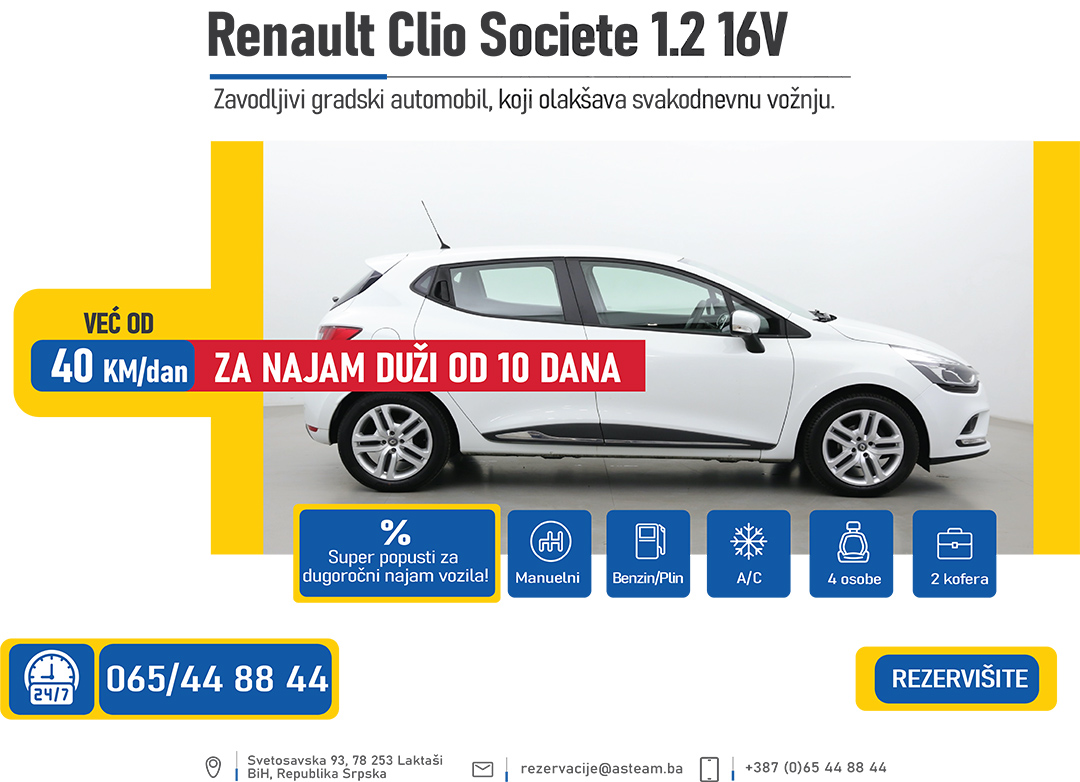 Najbolji Izbor za Dugoročni Najam sa Popustom i Online Rezervacijom